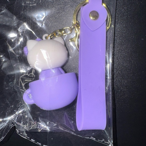 Hello Kitty Lavender Keychain Charm, NEW - Picture 2 of 6